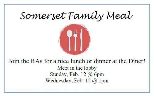 Somerset family meal